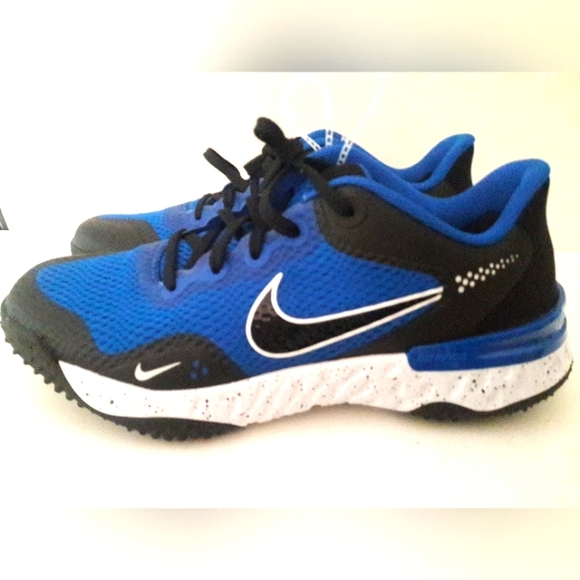 Nike Shoes | Nike Alpha Huarache Elite 3 Turf 'Game Royal Size 6.5 M Basketball Football | Color: Black/Blue | Size: 6.5 | Tarahumaras's Closet